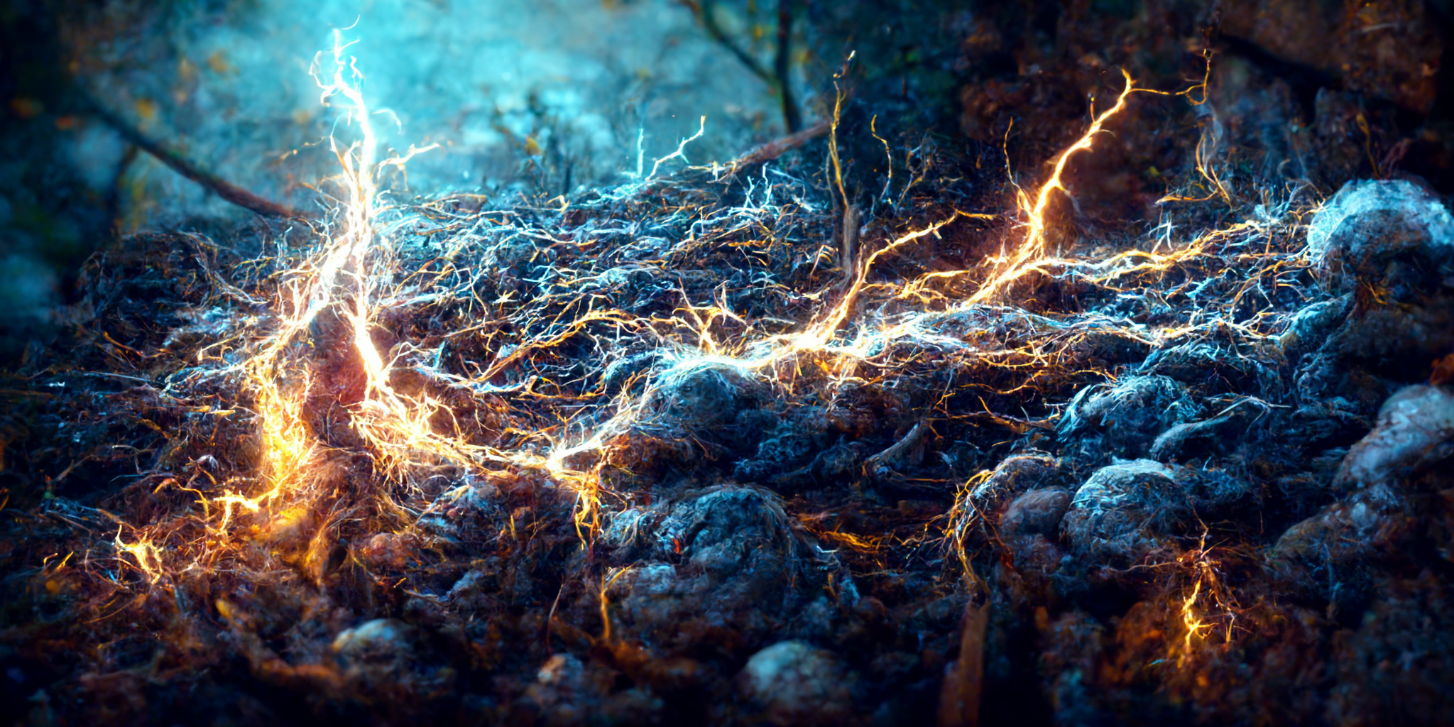 Flashes of lightning – grounded
