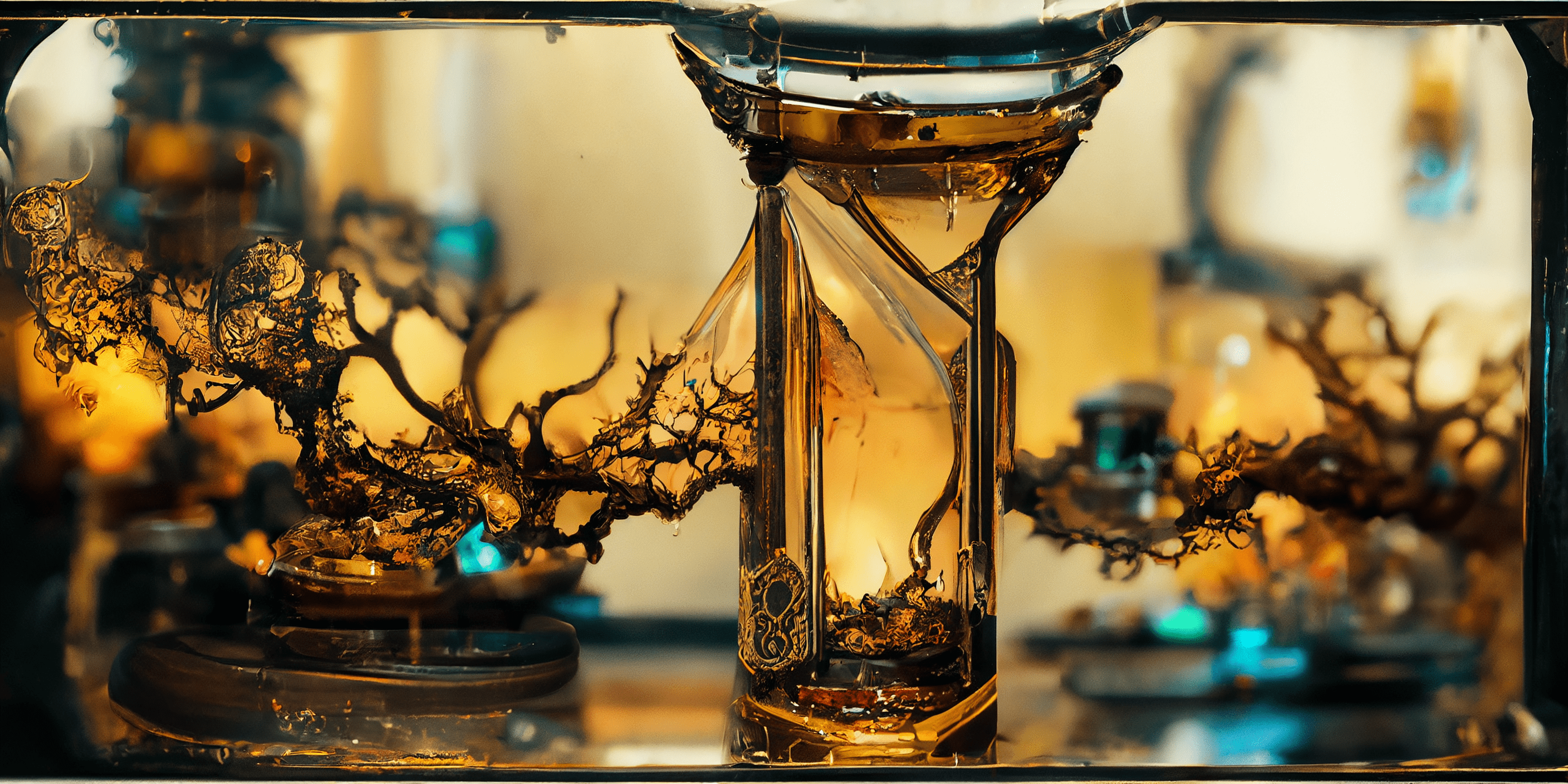 In an hourglass I cannot turn upside down – roots in a glass