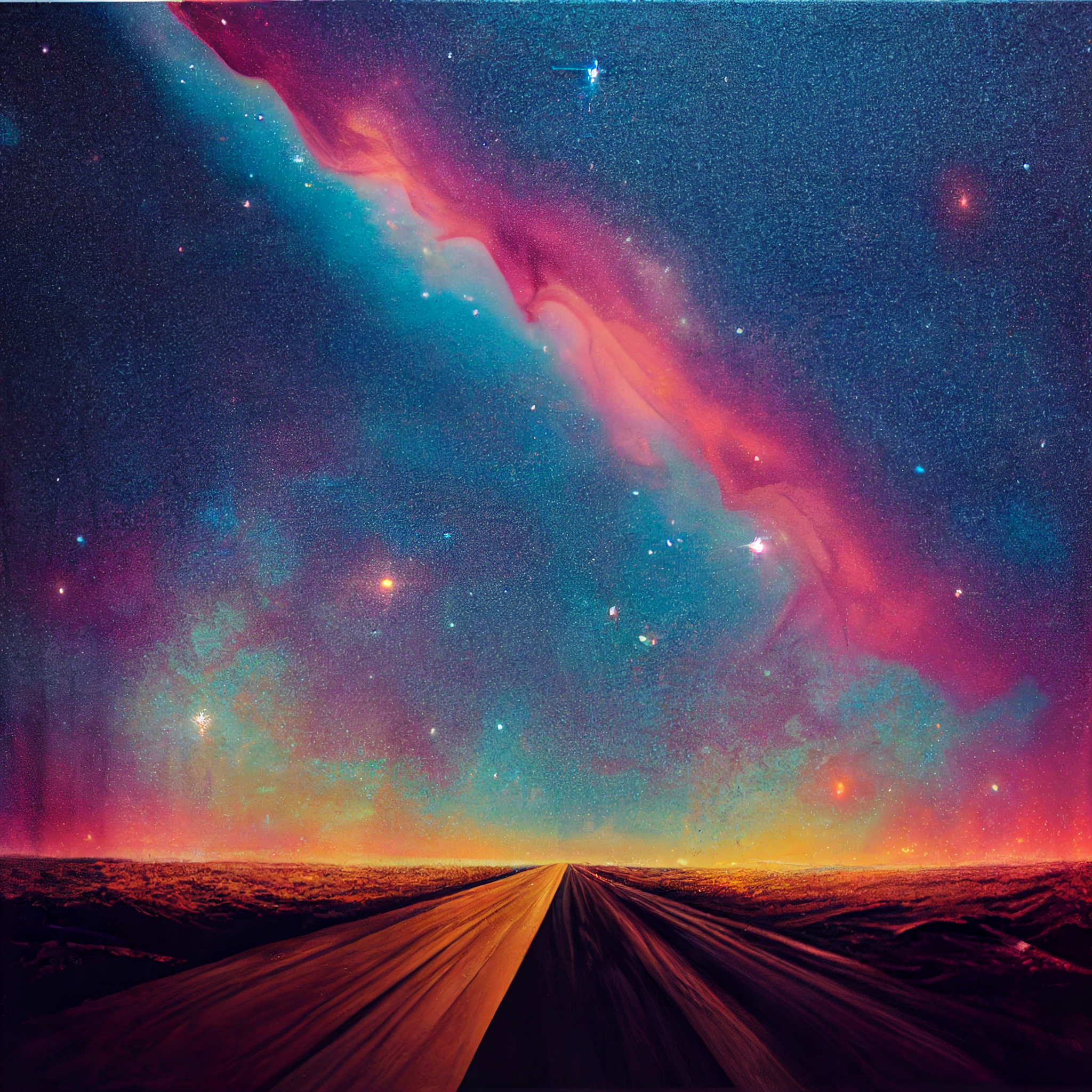 Dying somewhere we were stars – desert road