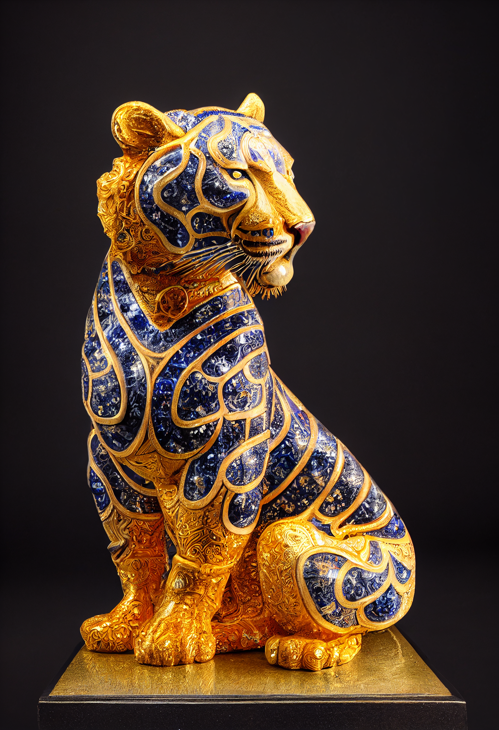 Chinese Astrology Tiger Sapphire 1