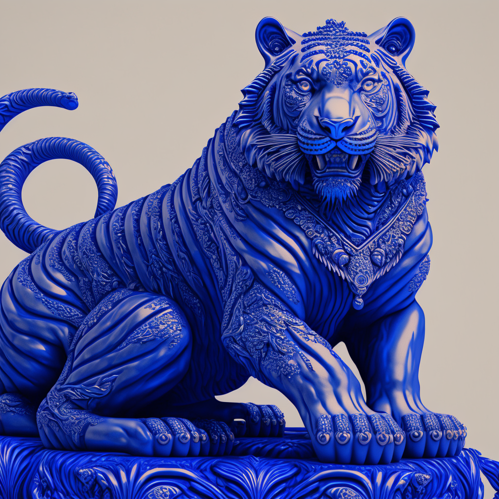 Chinese Astrology Tiger Sapphire 3