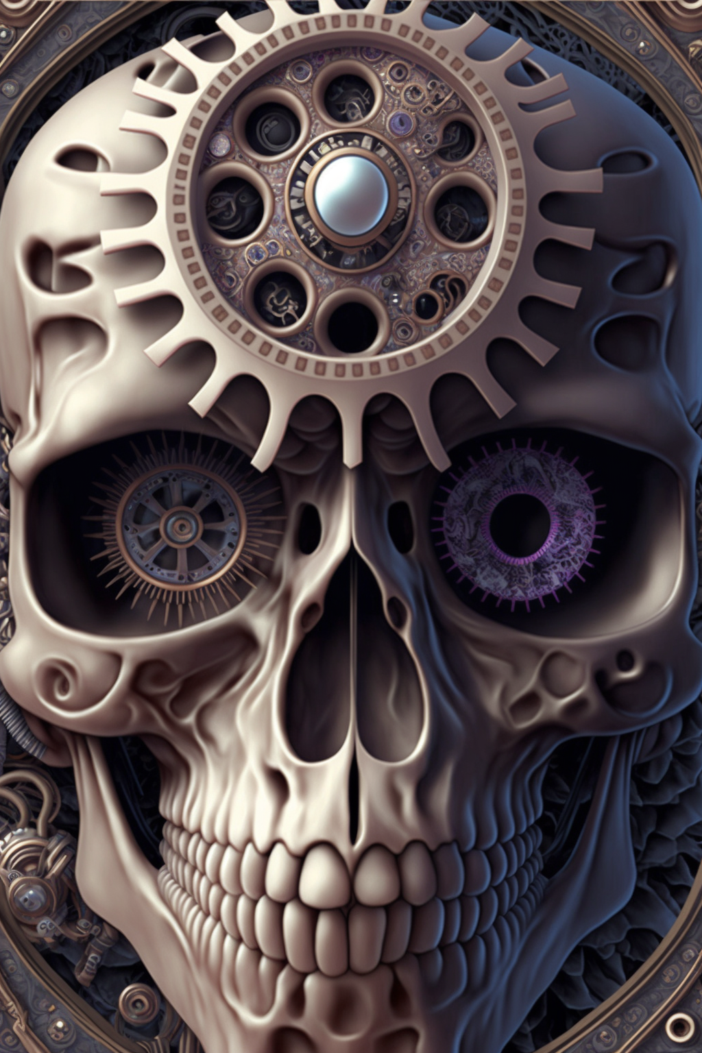 Clockwork skull