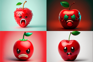 Cherry Emoji Twitter --ar 3:2 --seed 777