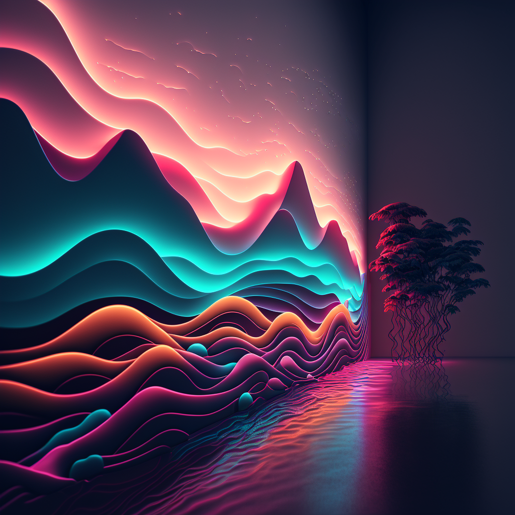 Image in the style of Glowwave  1