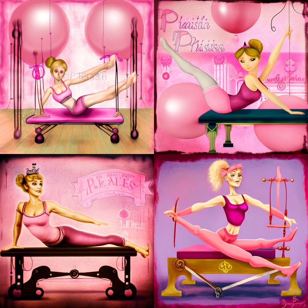 Pink pilates princess lifestyle // moodboard