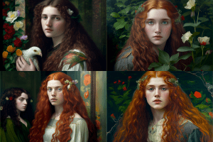 Pre-Raphaelite --ar 3:2 --seed 777
