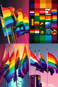Pride flags --seed 777 --ar 2:3