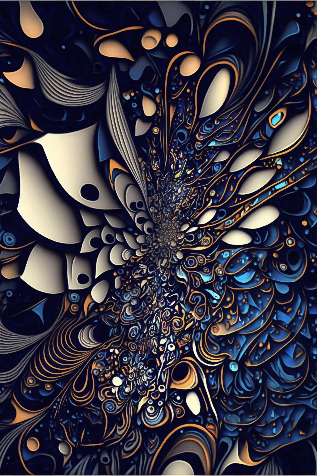 Abstract in the style of Thaeyne 13