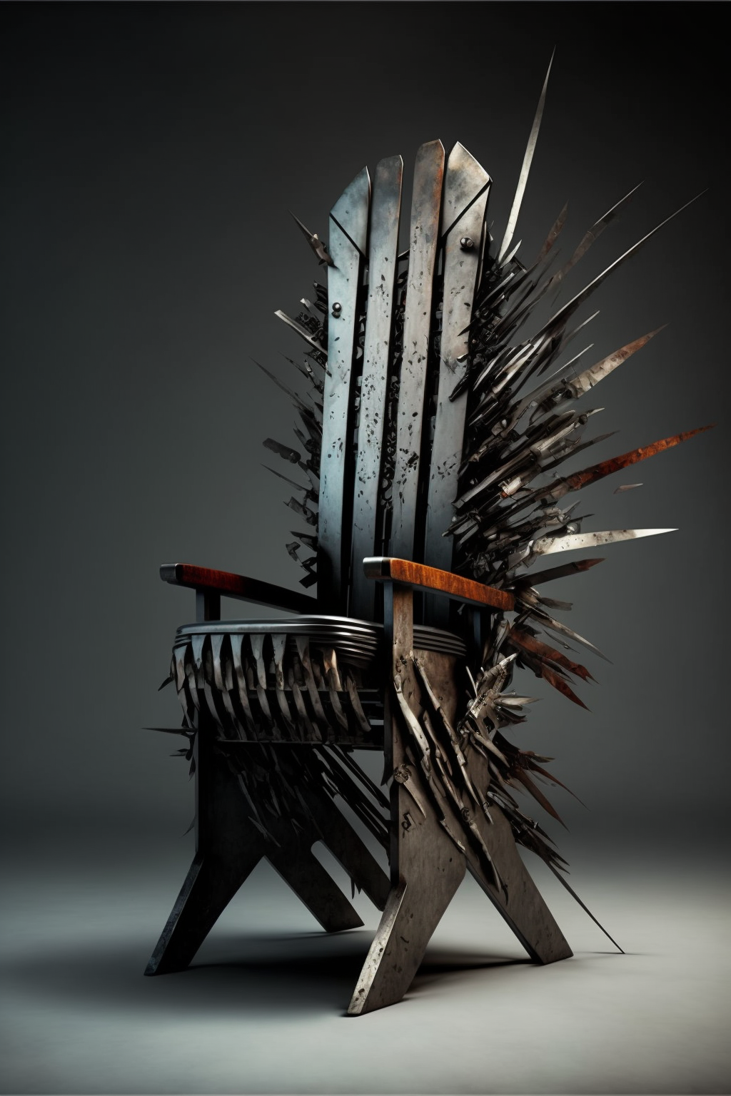 Chair in the style of Dystopian Blade Runnerism 4