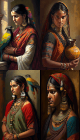 Indian Art --ar 9:16 --seed 777