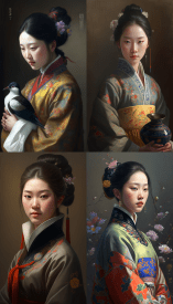 Korean Art --ar 9:16 --seed 777