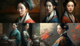 Korean Art --ar 16:9 --seed 777