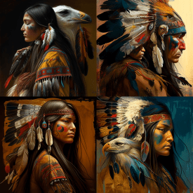 Native American Art --seed 777