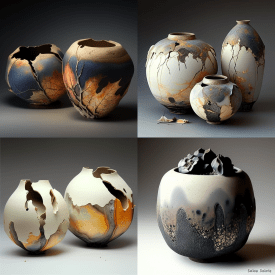 Saggar Fired Ceramics --seed 777