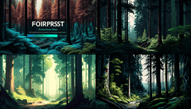 forest, CRI (Color Rendering Index) --seed 777 --ar 16:9