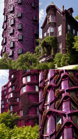 Boysenberry, Architecture --no text, mockup --seed 777 --ar 9:16 --v 5