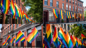 Continue, Pride flags --ar 16:9 --v 5