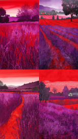 Landscape, Red-Purple --no text, mockup --ar 9:16 --seed 777 --v 5