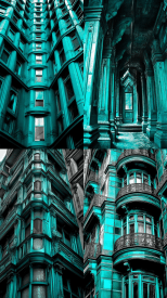 Architecture, Teal --no text, mockup --ar 9:16 --seed 777 --v 5