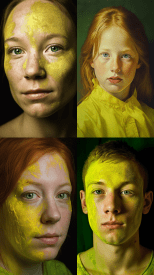 Portrait, Yellow-Green --no text, mockup --ar 9:16 --seed 777 --v 5