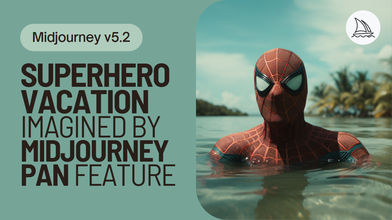 New Video Upload : Superheroes Take Over A Tropical Beachside Resort – Epic Vacation Adventure With Midjourney v5.2 Pan